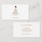 Yoga Visitenkarte 名刺 (正面/裏面)
