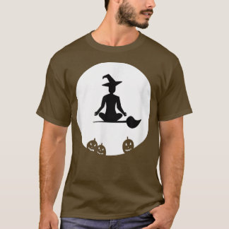 YOGA WITCHES  Helloween  Meditation  Namaste  Fitn Tシャツ