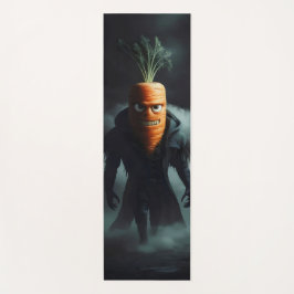 Yoga with carrots. ヨガマット