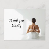 Yoga woman  ポストカード (正面)