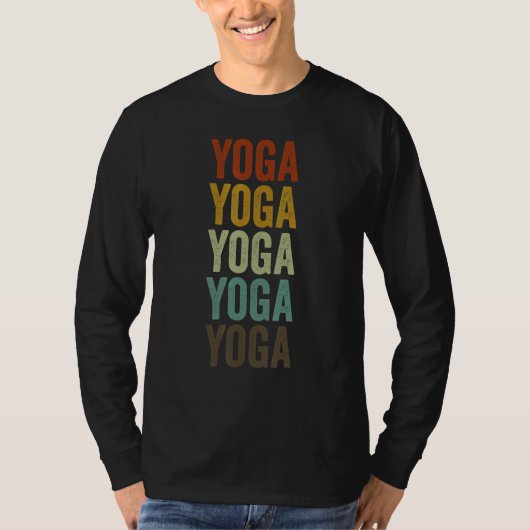 Yoga Yogi Meditation Workout Tシャツ (正面)