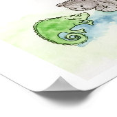 YogaCat in LizardPose ポスター (角)