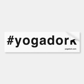 #yogadorkのバンパーステッカー バンパーステッカー