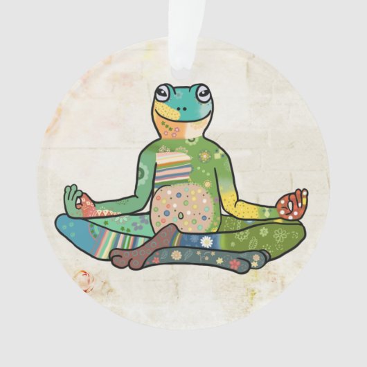 yogafrosch  オーナメント (正面)