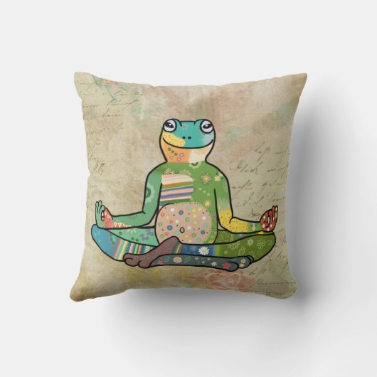 Yogafrosch クッション (裏面)