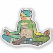 Yogafrosch シール (正面)