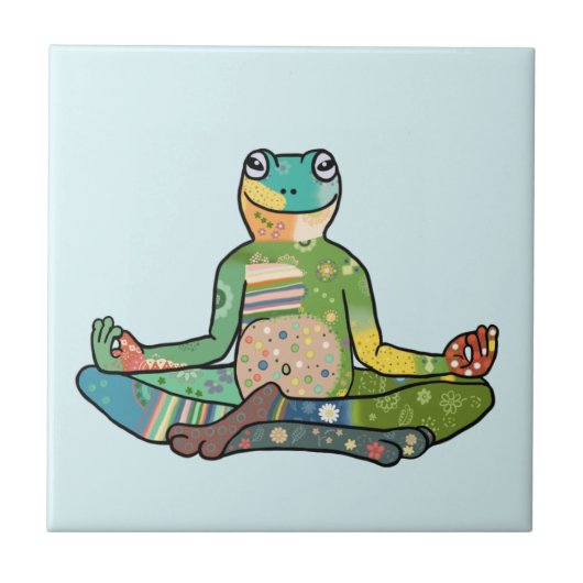 Yogafrosch タイル (正面)