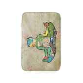 Yogafrosch バスマット (正面縦)