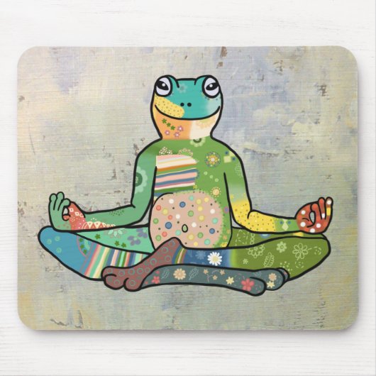 yogafrosch マウスパッド (正面)