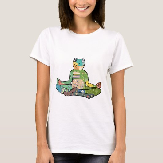 yogafrosch tシャツ (正面)
