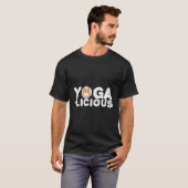 Yogaligiousおもしろいかわいいヨガ瞑想 Tシャツ (正面フル)