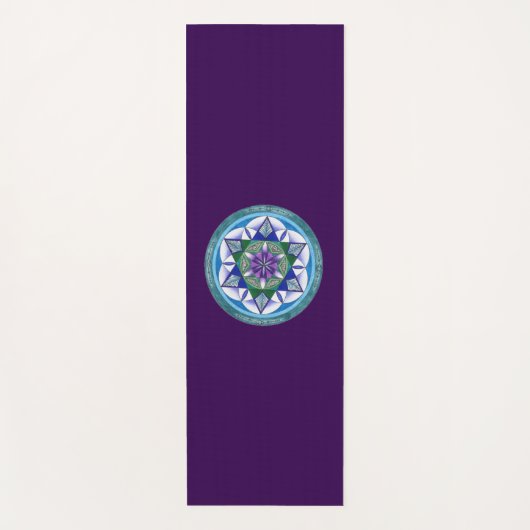 Yogamat with Sacred Geometry Mandala ヨガマット (正面)