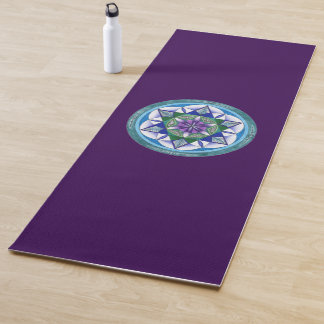 Yogamat with Sacred Geometry Mandala ヨガマット