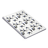 Yogaposen Notizbuch in Blau – für klare Gedanken & ノートブック (右側)