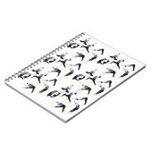 Yogaposen Notizbuch in Blau – für klare Gedanken & ノートブック (左側)