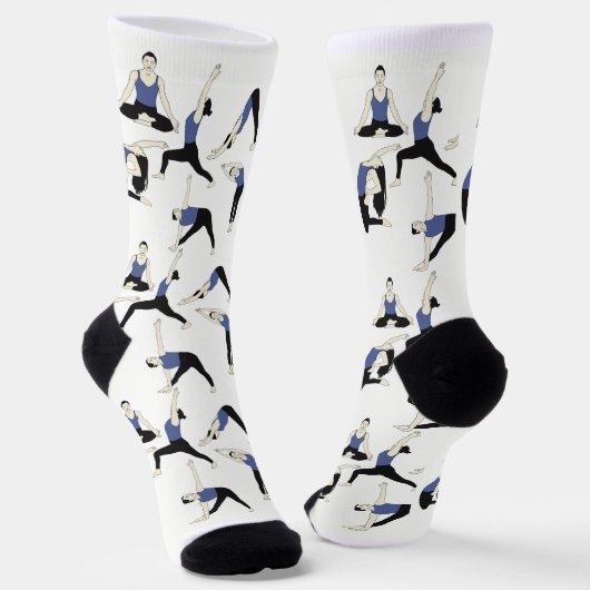 Yogasocken in Blau – ソックス (傾斜あり)