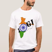 Yogi Adityanath, CM Uttar Pradesh Transform India Tシャツ (正面)