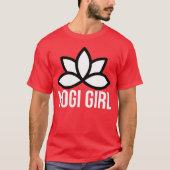Yogi Girl music retro Tシャツ (正面)