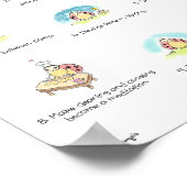 Yogi Ladybug "10禅の思い出すべき事柄"プリント ポスター (角)