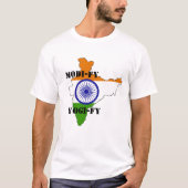 Yogi Modi-fy India, Narendra Modi PM Adityanath Tシャツ (正面)