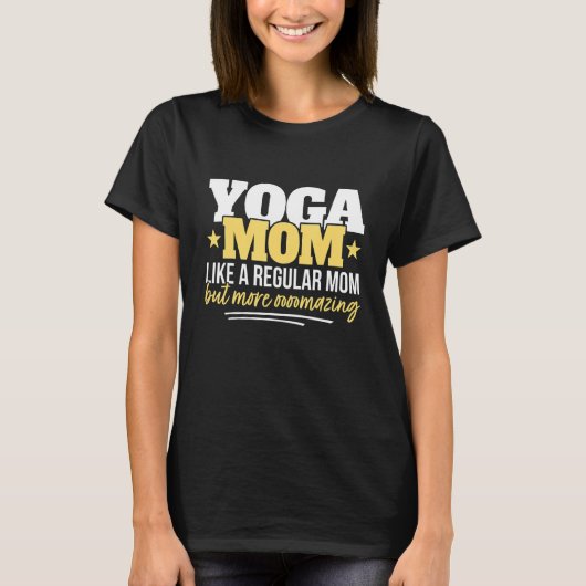 Yogi  Mother Yoga Mom  Yoga Tシャツ (正面)