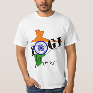 Yogi Now - UPインドのYogi首席大臣 Tシャツ