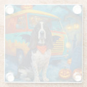 Yogi the Basset Hound as a Vampire ガラスコースター (裏面)