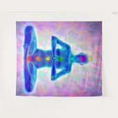 yogi,yoga,チャクラ系，エネルギー，カイ，オーラ，ヒーリ タペストリー (正面(横))