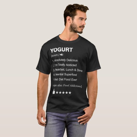 Yogurt Definition Meaning chef (male) provocative  Tシャツ (正面フル)
