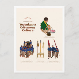 Yogyakarta Ceremony Culture Indonesia Travel ポストカード