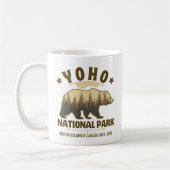 Yoho Bear Design for Nature Lovers – BC Wilderness コーヒーマグカップ (左)