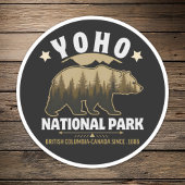 Yoho Bear Design for Nature Lovers – BC Wilderness シール