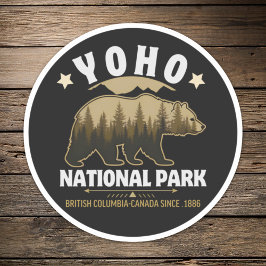Yoho Bear Design for Nature Lovers – BC Wilderness シール