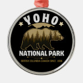 Yoho National Park Bear – British Columbia メタルオーナメント (正面)