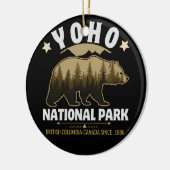 Yoho National Park Bear Design – British Columbia  セラミックオーナメント (左)