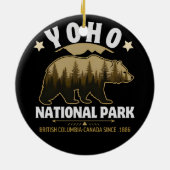 Yoho National Park Bear Design – British Columbia  セラミックオーナメント (裏面)
