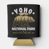 Yoho National Park Bear Design – British Columbia  缶クーラー (裏面)