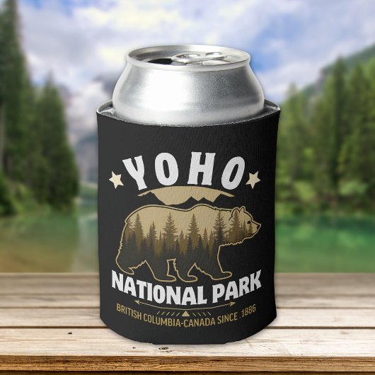 Yoho National Park Bear Design – British Columbia  缶クーラー