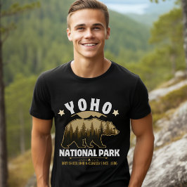 Yoho National Park Bear Design – British Columbia Tシャツ