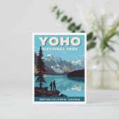 Yoho National Park British Columbia Vintage Travel ポストカード (スタンド正面)