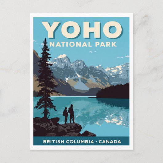 Yoho National Park British Columbia Vintage Travel ポストカード (正面)