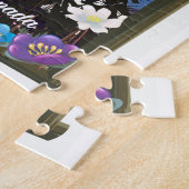 Yoho National Park Canada Vintage旅行ポスター ジグソーパズル (側面)