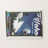 Yoho National Park Canada Vintage旅行ポスター ジグソーパズル (横)