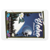 Yoho National Park Canada Vintage旅行ポスター マグネット (横)