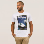Yoho National Park Canada Vintage旅行ポスター Tシャツ (正面フル)