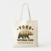 Yoho National Park Gift – Nature Bear with Scenic  トートバッグ (裏面)