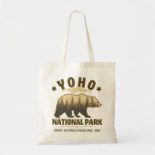 Yoho National Park Gift – Nature Bear with Scenic  トートバッグ (正面)