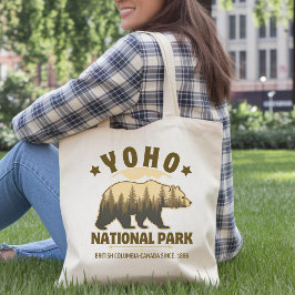 Yoho National Park Gift – Nature Bear with Scenic トートバッグ