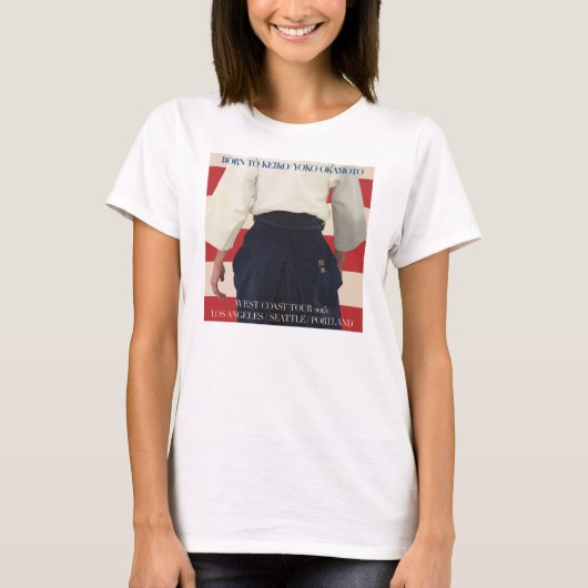 Yoko Okamotoの女性のTシャツ Tシャツ (正面)