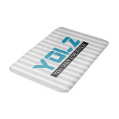 YOL2あなただけの2回の引用文ブルー任意の色で生きる バスマット (アングル)